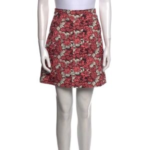 Sandro Floral Print mini skirt- Size L- French size 3- gently worn